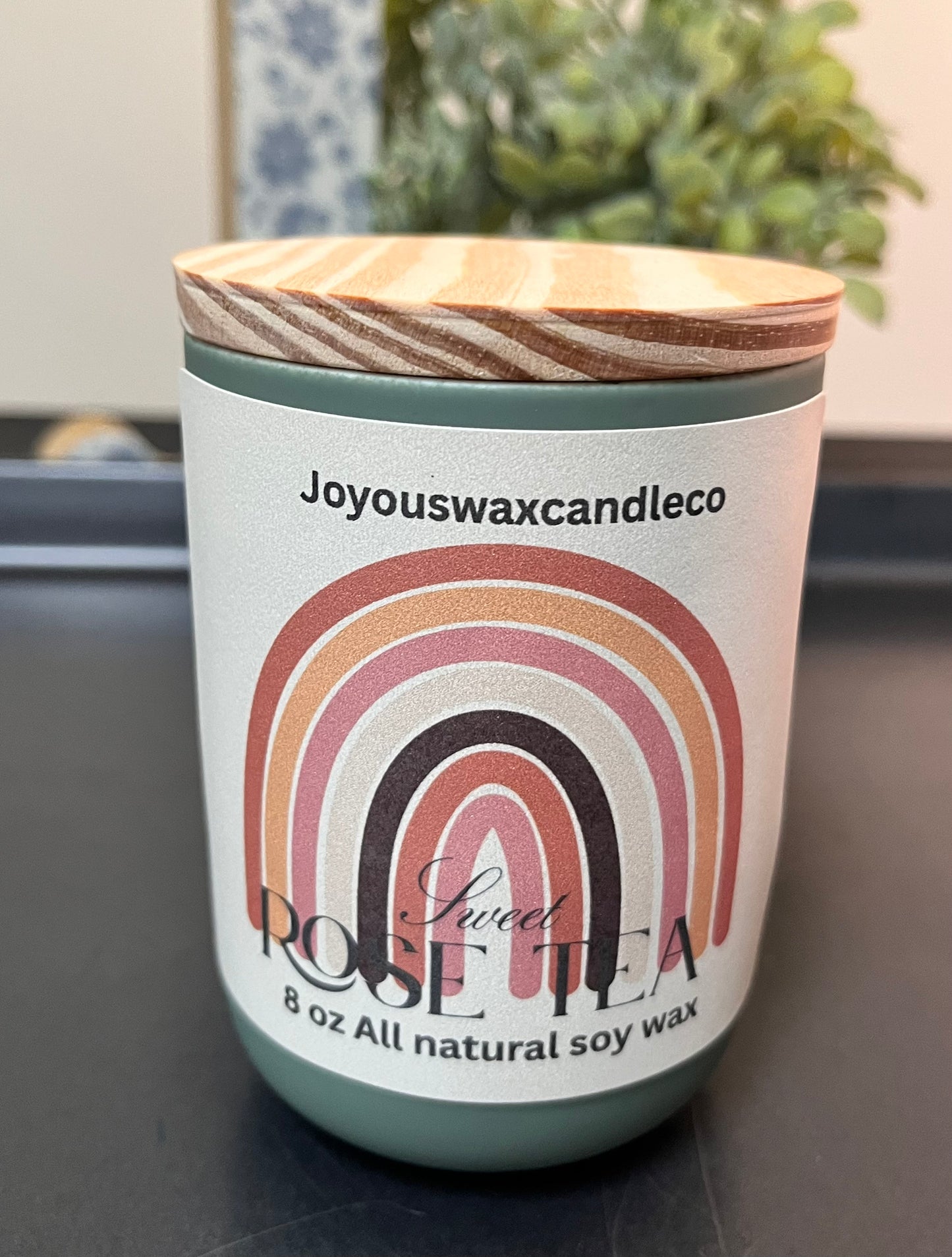 Sweet Rose Tea Soy Candle