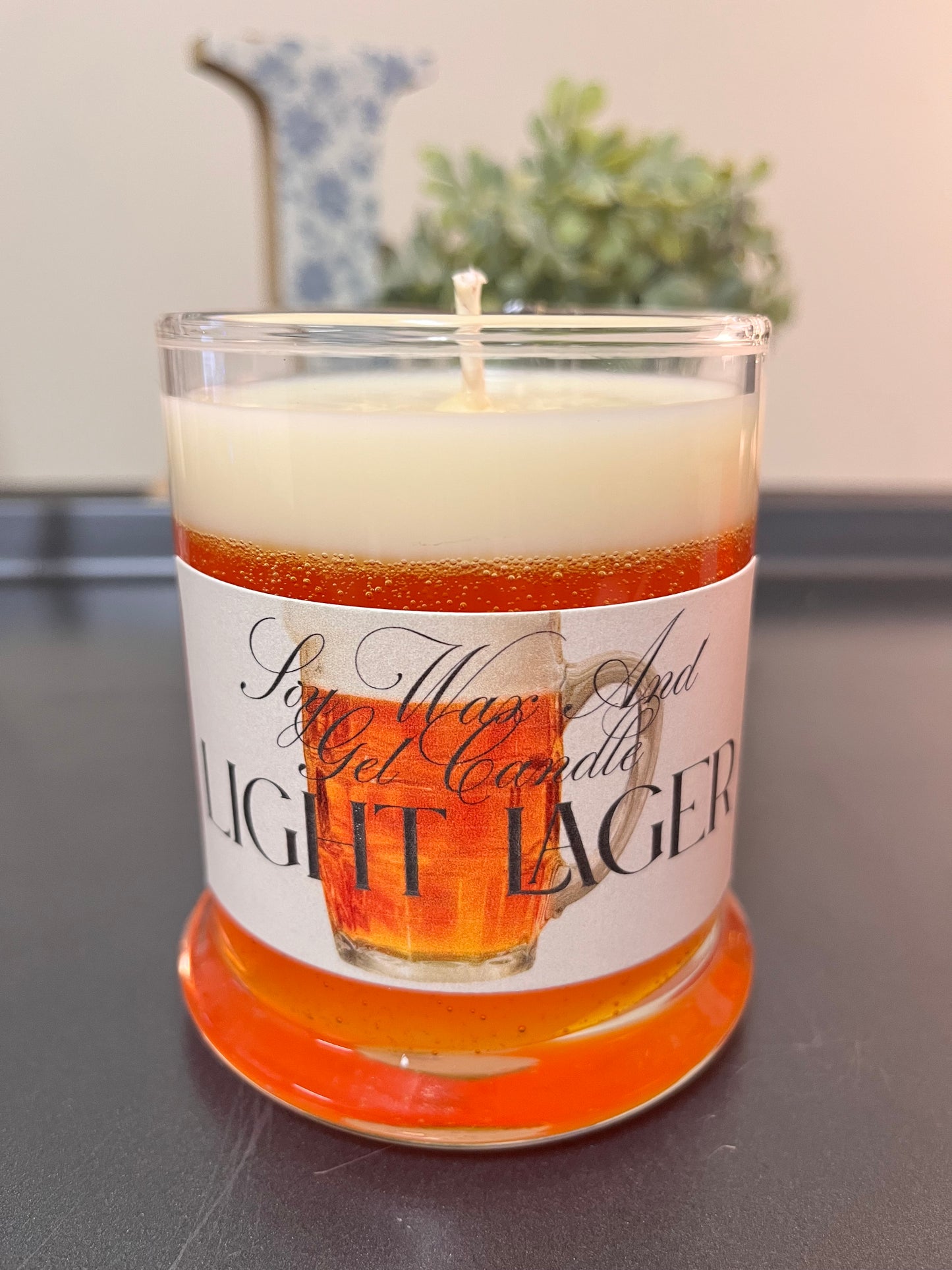 Light Lager Beer Soy Candle