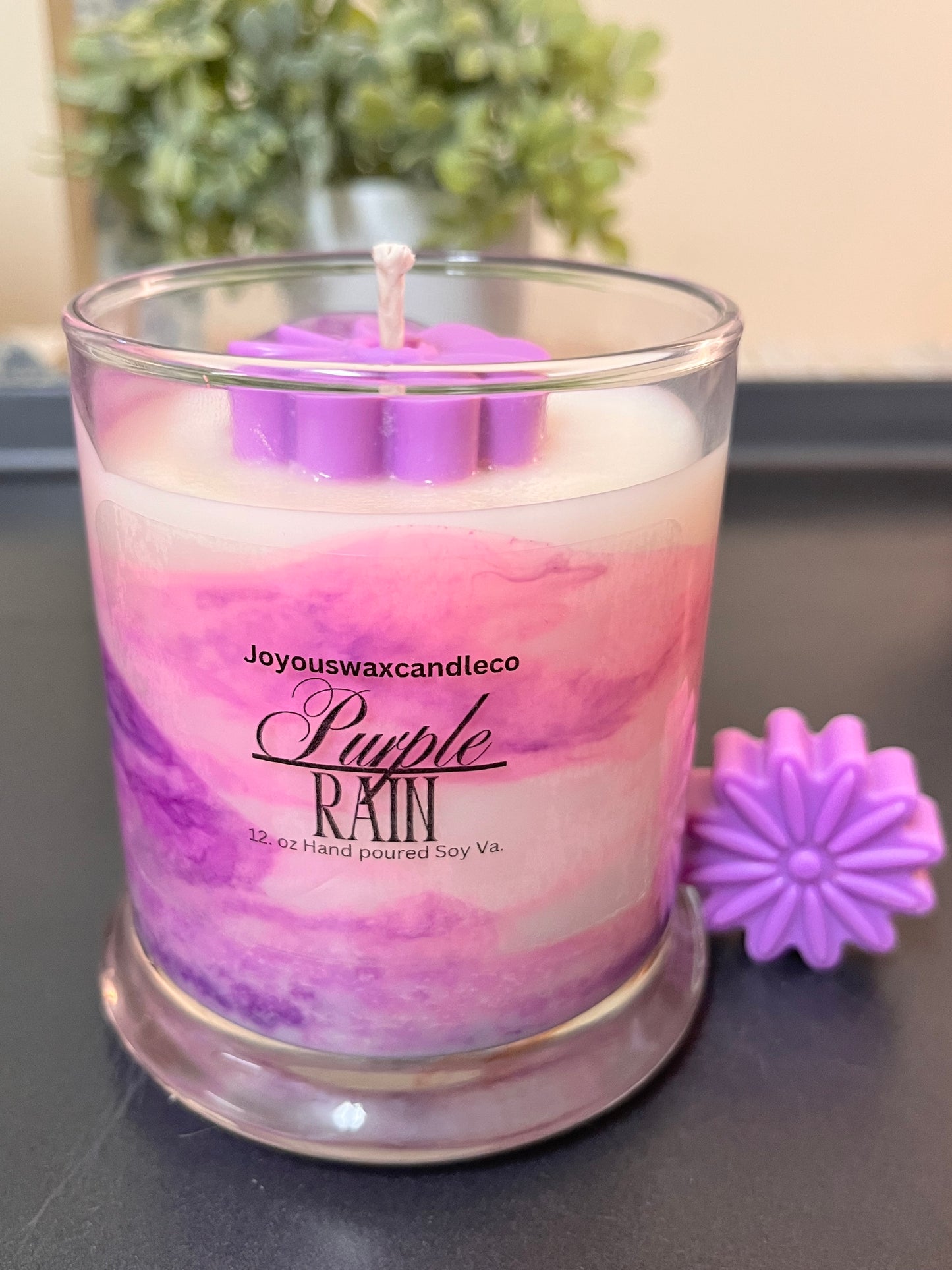 Purple Rain Soy Candle
