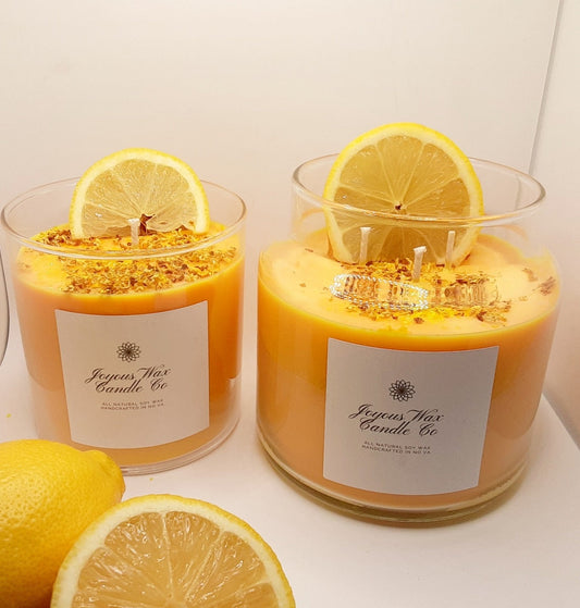 Lemon Aromatherapy Soy Candle
