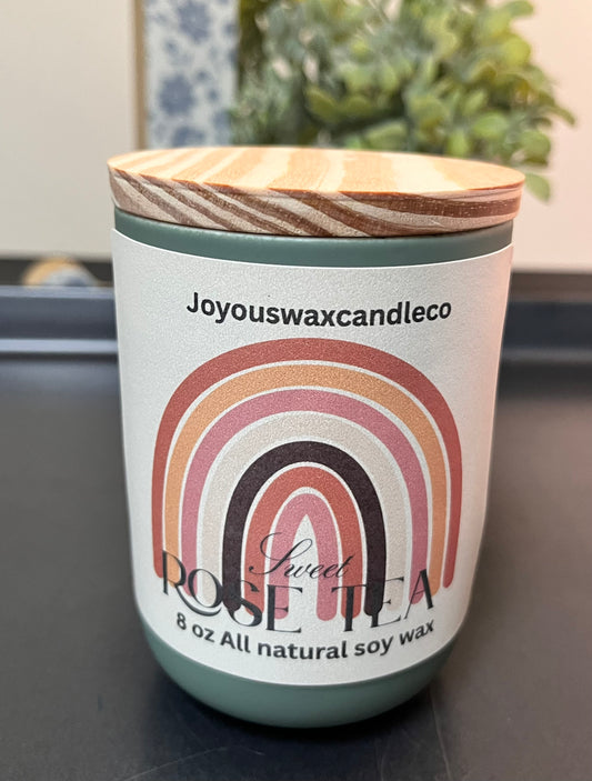 Sweet Rose Tea Soy Candle