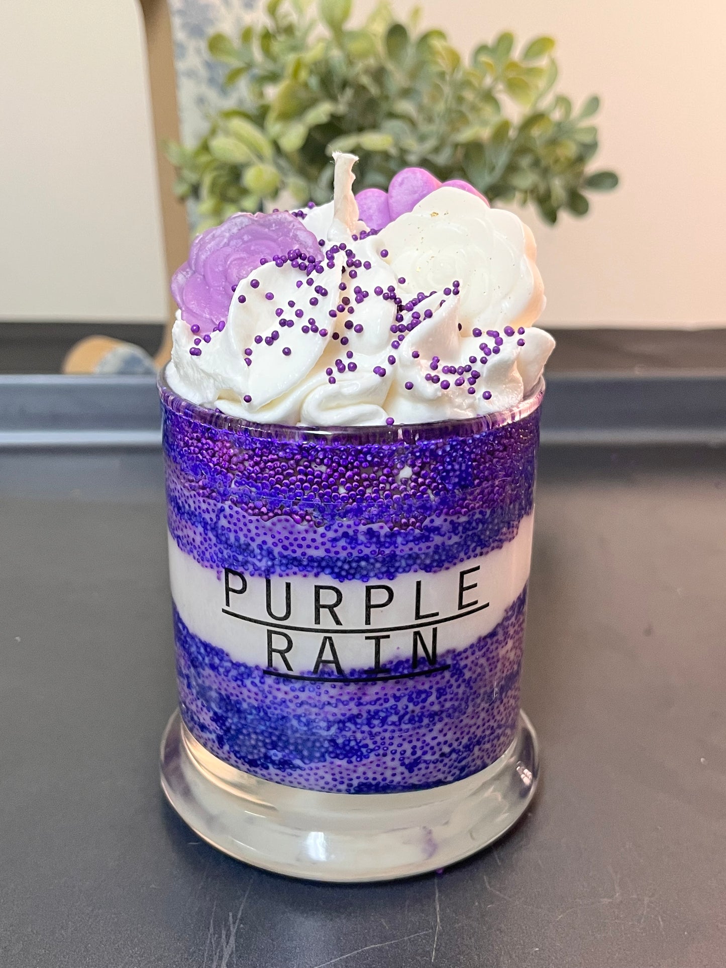 Purple Rain Soy Candle