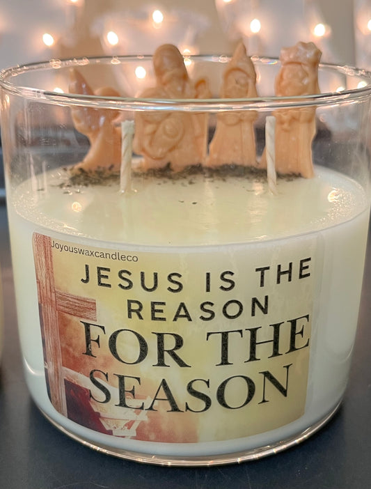 Jesus Is The Reason For The Season Soy Candle