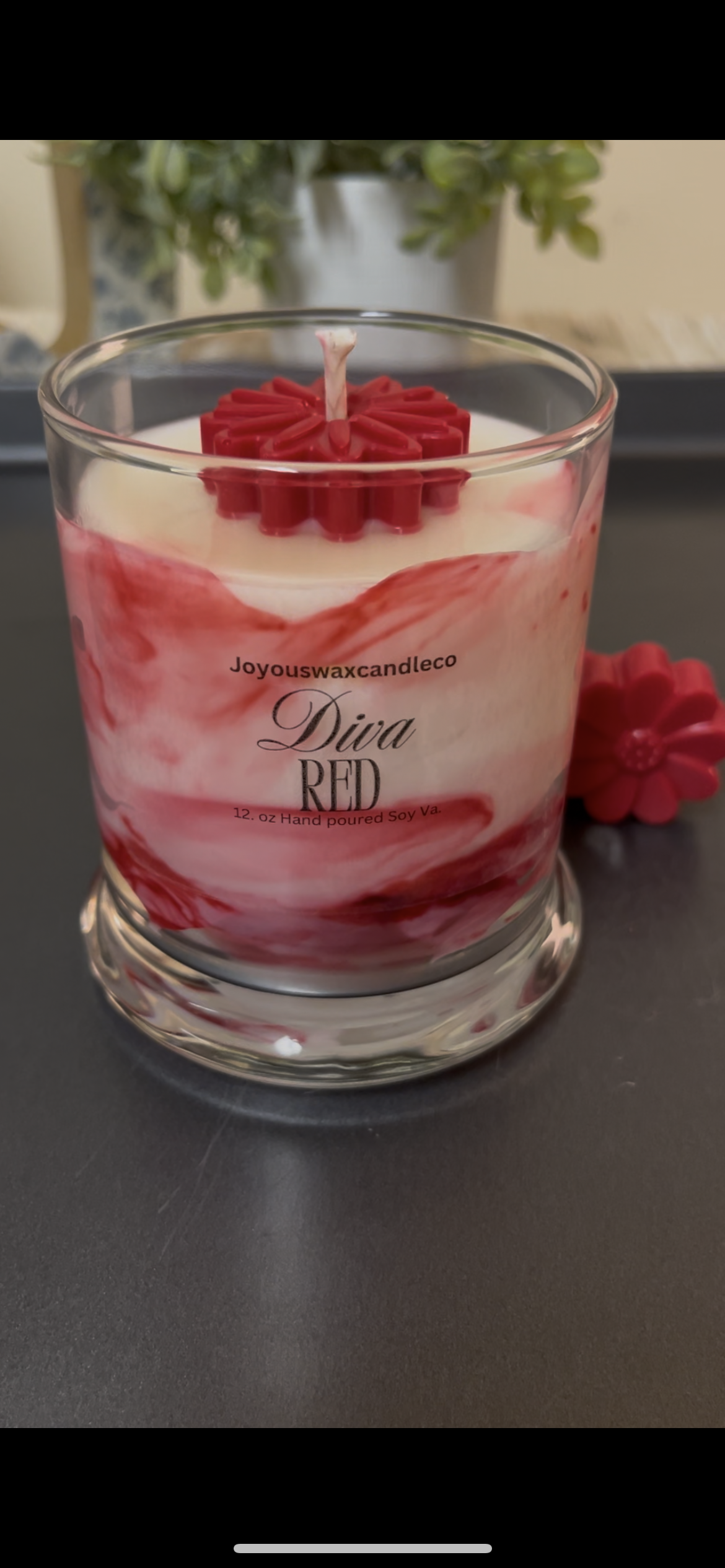 Red Diva Soy Candle