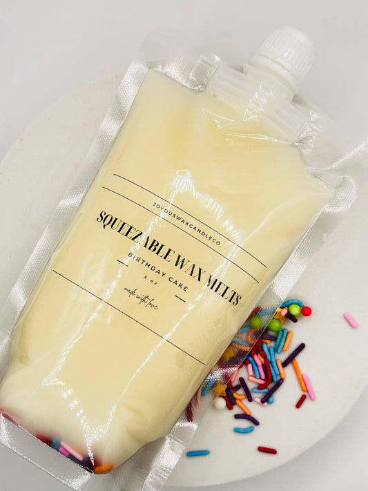 Squeezable Wax Melts Birthday Cake