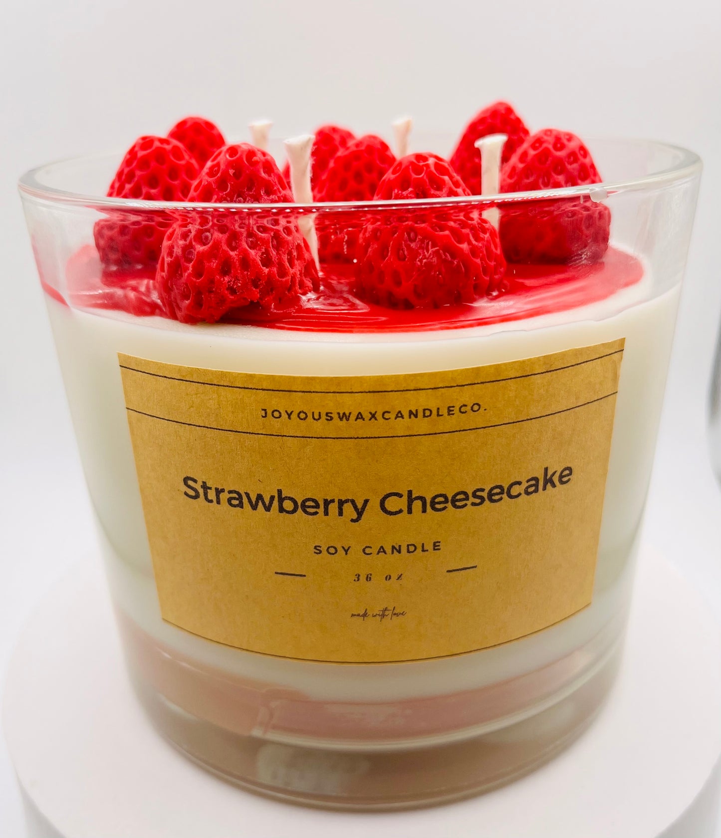 Strawberry Cheesecake Soy Candle