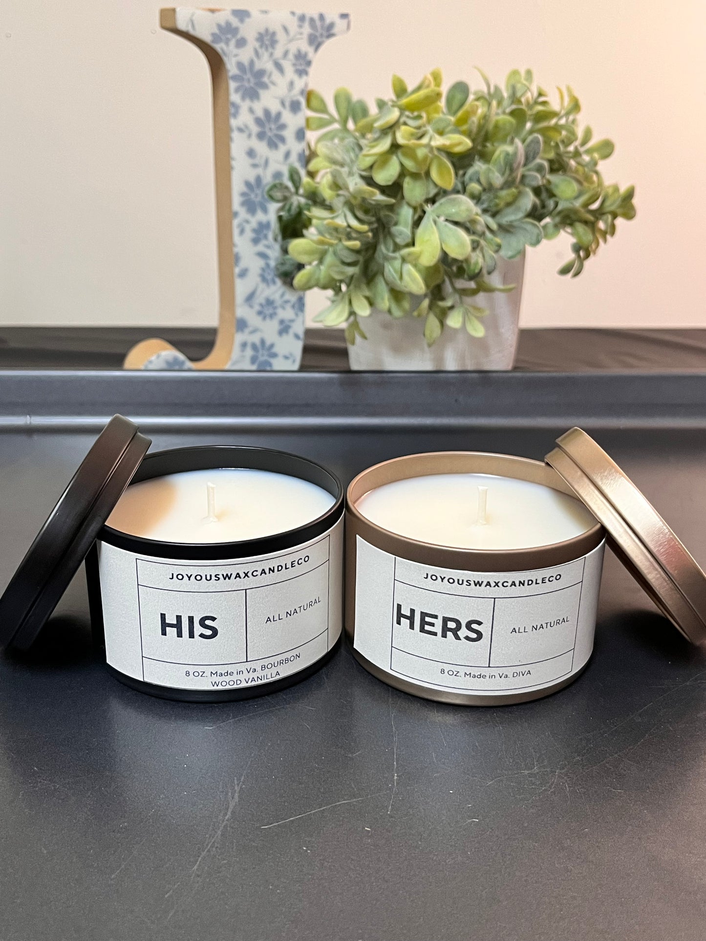 HIS/ HERS Soy Candle Bundle