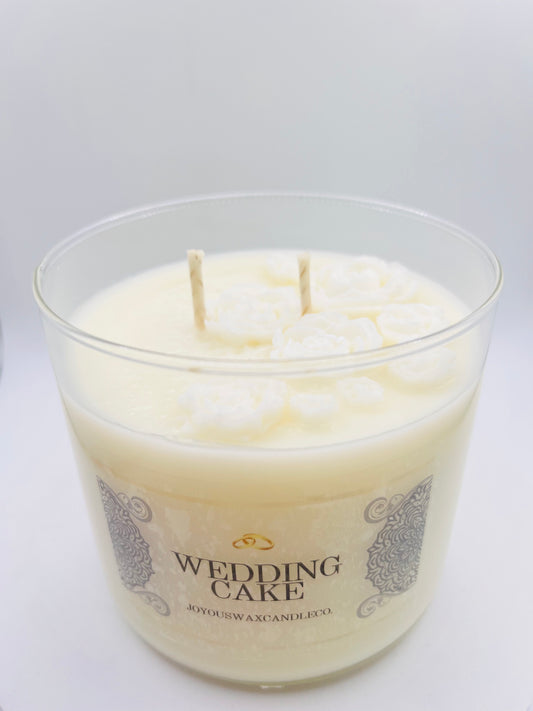 Small Wedding Cake Soy Candle