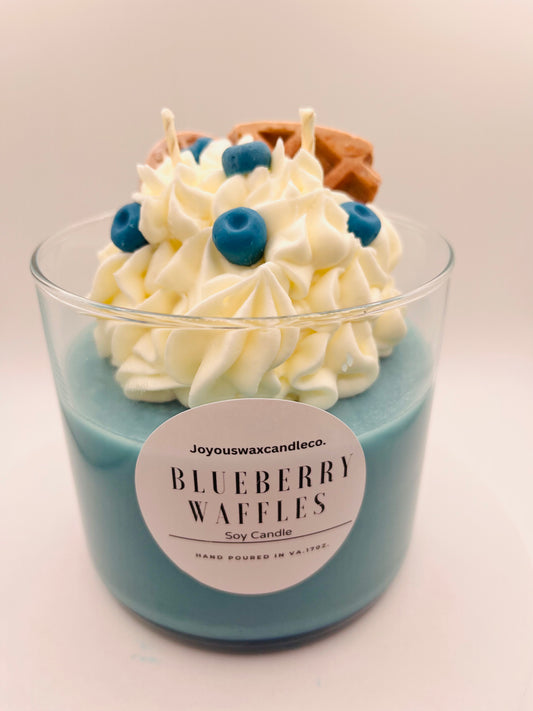 Blueberry 🫐 Waffles 🧇 Soy Candle